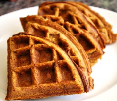 pumpkin-waffles