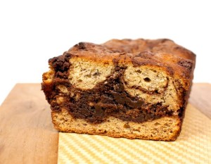 BananaNutellaBread1 Nutella Swirl Bread, DELISH!
